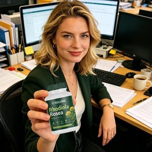 Soluma Rhodiola Rosea, 400mg Per Serving With Bioperine, 60 Capsules (1-3Set)