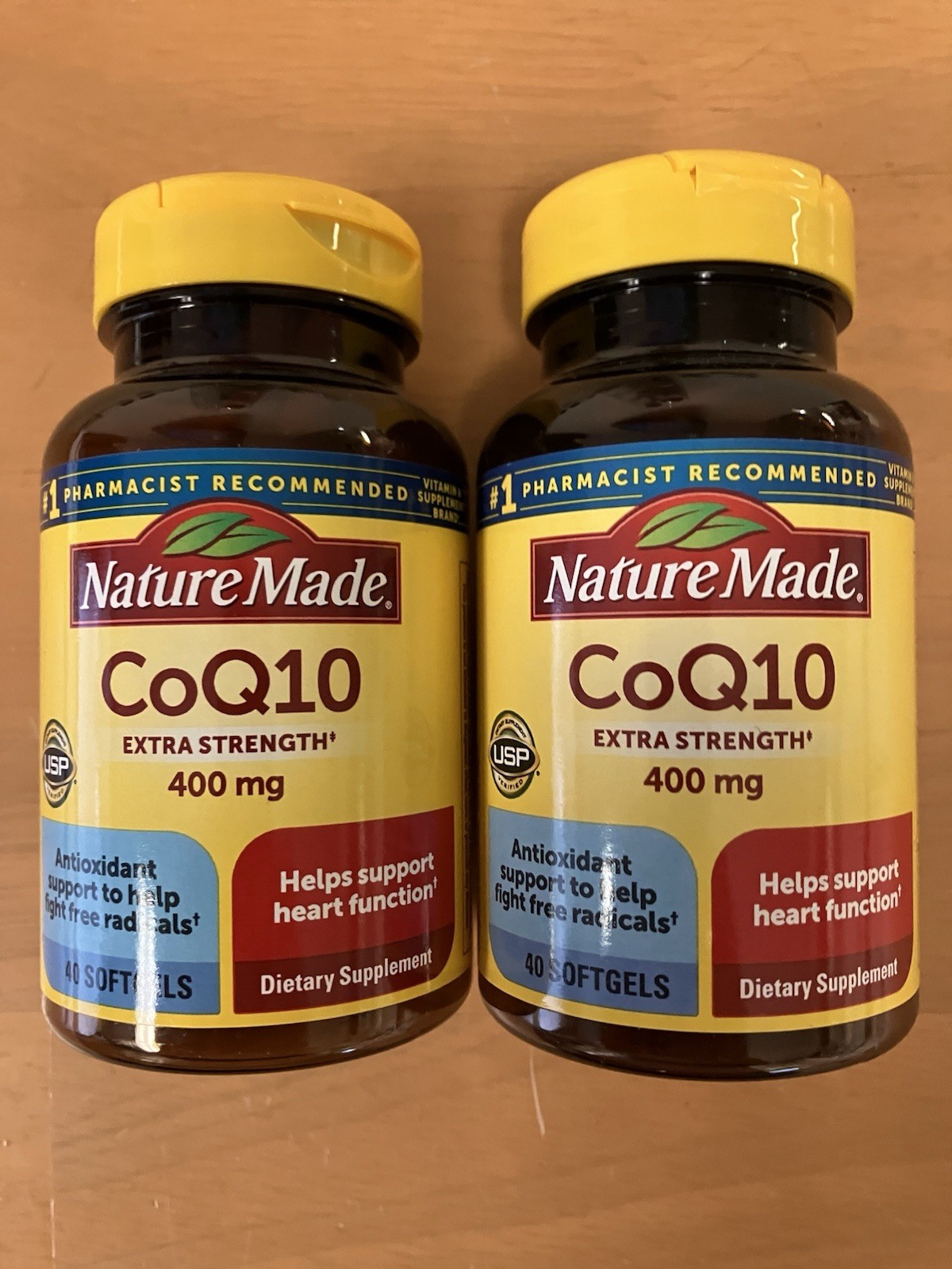 2 pk. Nature Made CoQ10 400mg Softgels, Extra Strength, 80ct. Total, Exp 05/2028