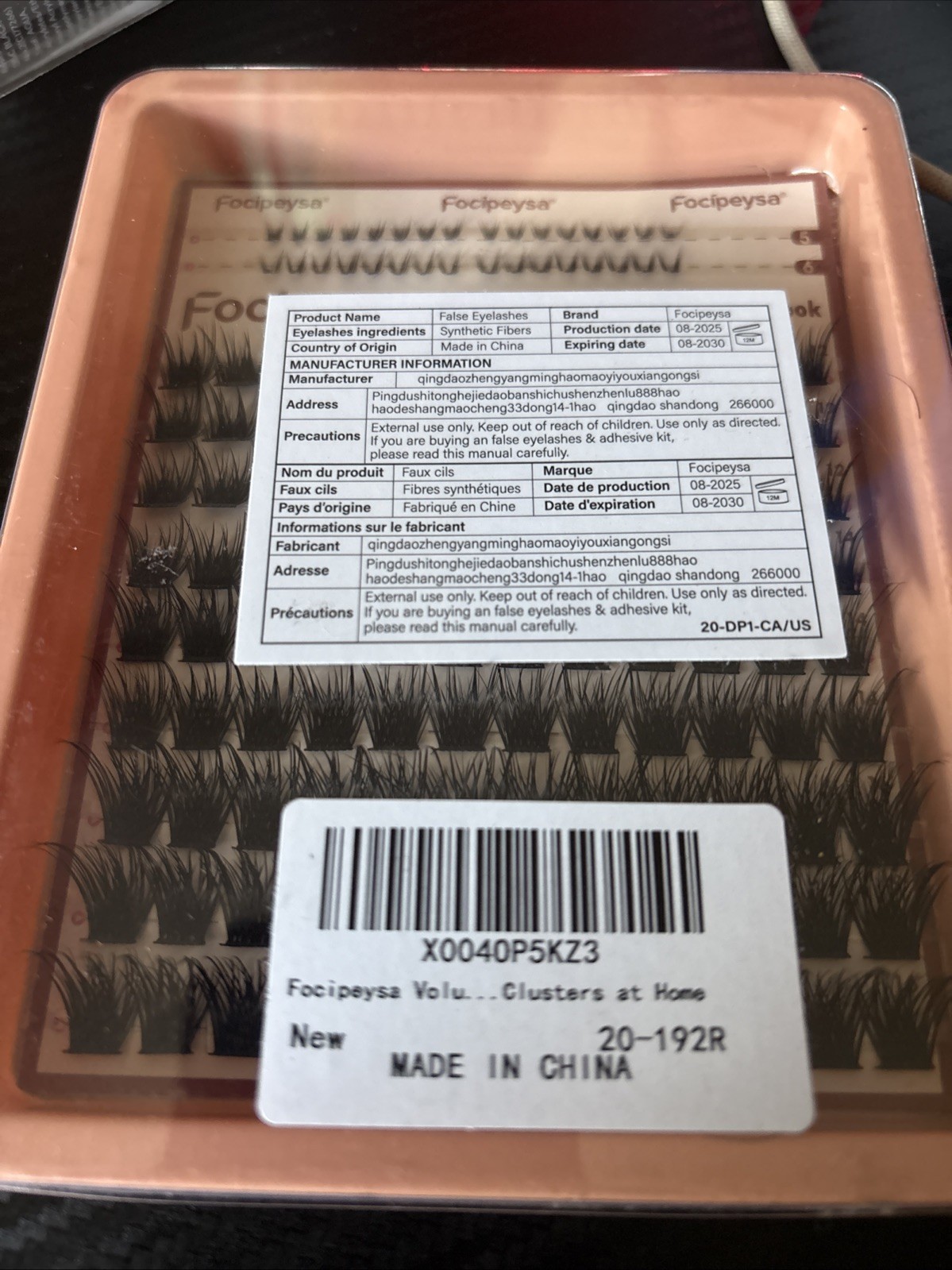false eyelashes Synthetic Fibers 10 Pack 120 Pcs