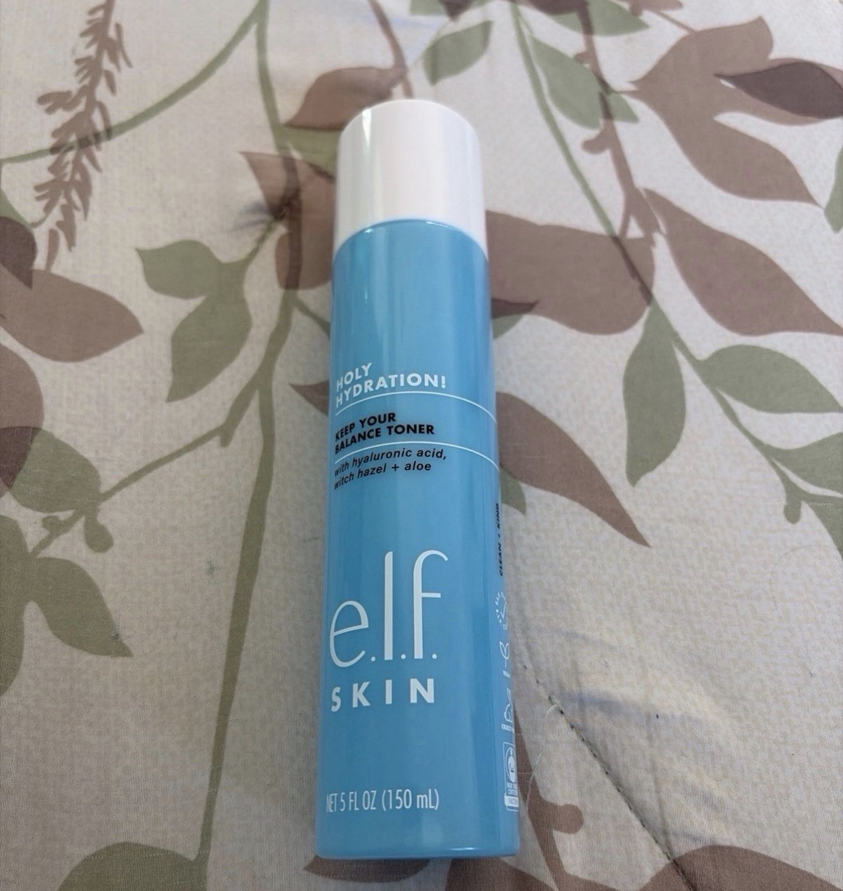 e.l.f. Skin Holy Hydration Keep Your Balance Toner w/ Hyaluronic Hazel 5 fl oz