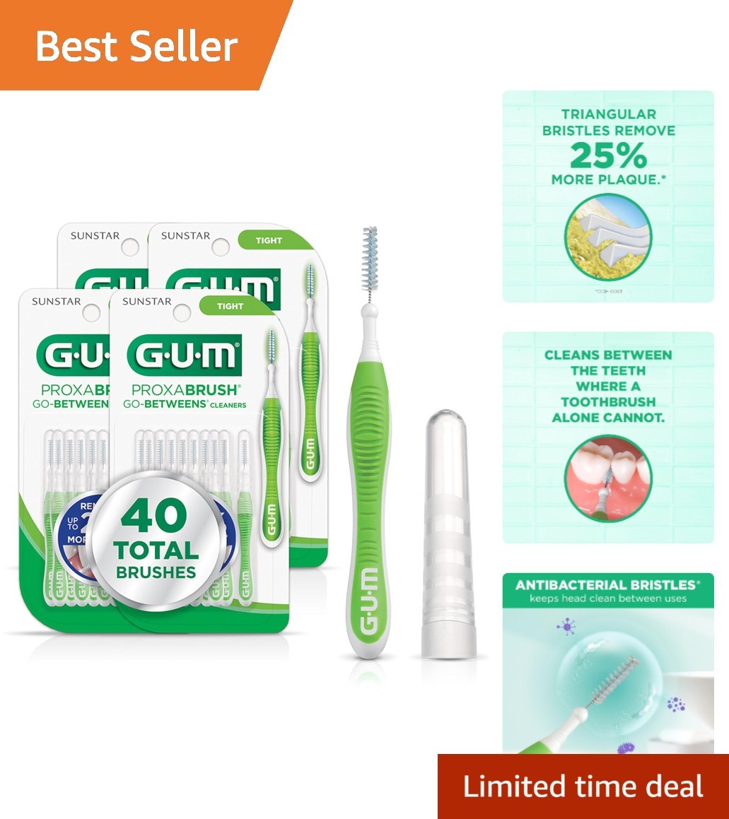 Proxabrush Go-Betweens: Deep Clean & Protect for Tighter Spaces