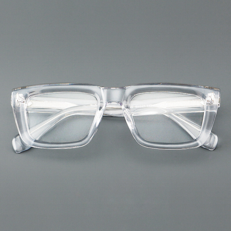 Thick Square Acetate Reading Glasses Resin Lenses Readers Retro Eyeglasses frame