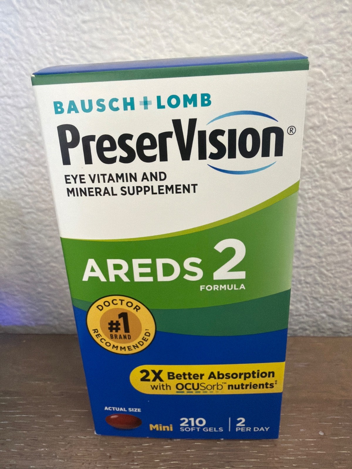 EXP 04/2027 PreserVision AREDS 2 Formula Eye Vitamin Softgels, 210 ct.