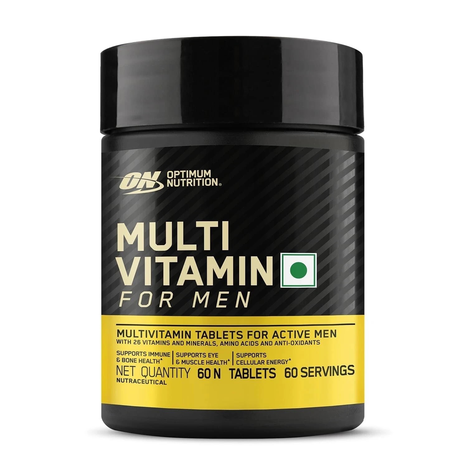 ON Multivitamin for Men – 60 Tabs with 26 Essential Vitamins & Minerals