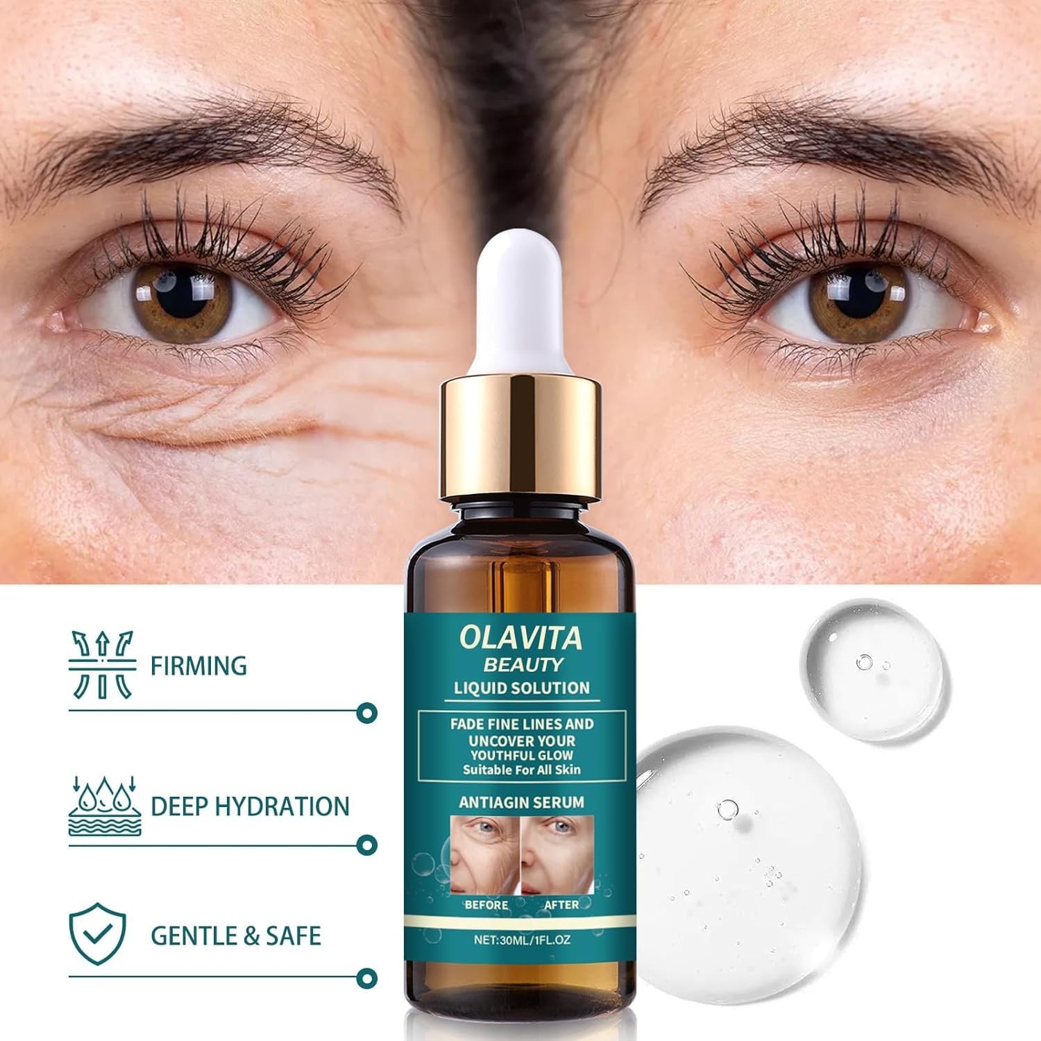 Original OLAVITA Facial Serum, Olavita Liquid Solution Anti Aging Serum, Vita…
