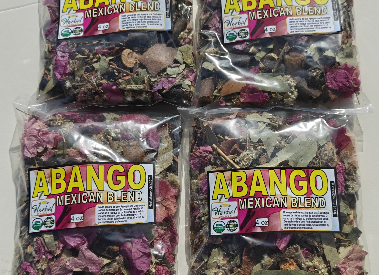 Abango 4oz, abango te/tea,tizana de abango Abango mexican blend