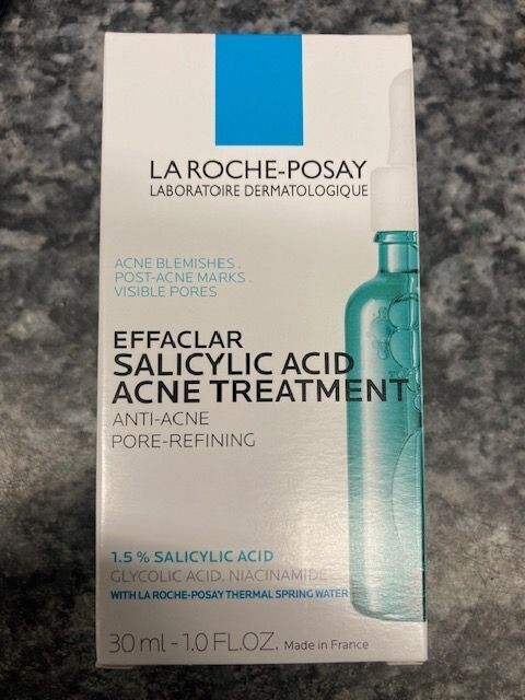 LA ROCHE-POSAY Effaclar Salicylic Acid Acne Treatment – New expires – 01/2025