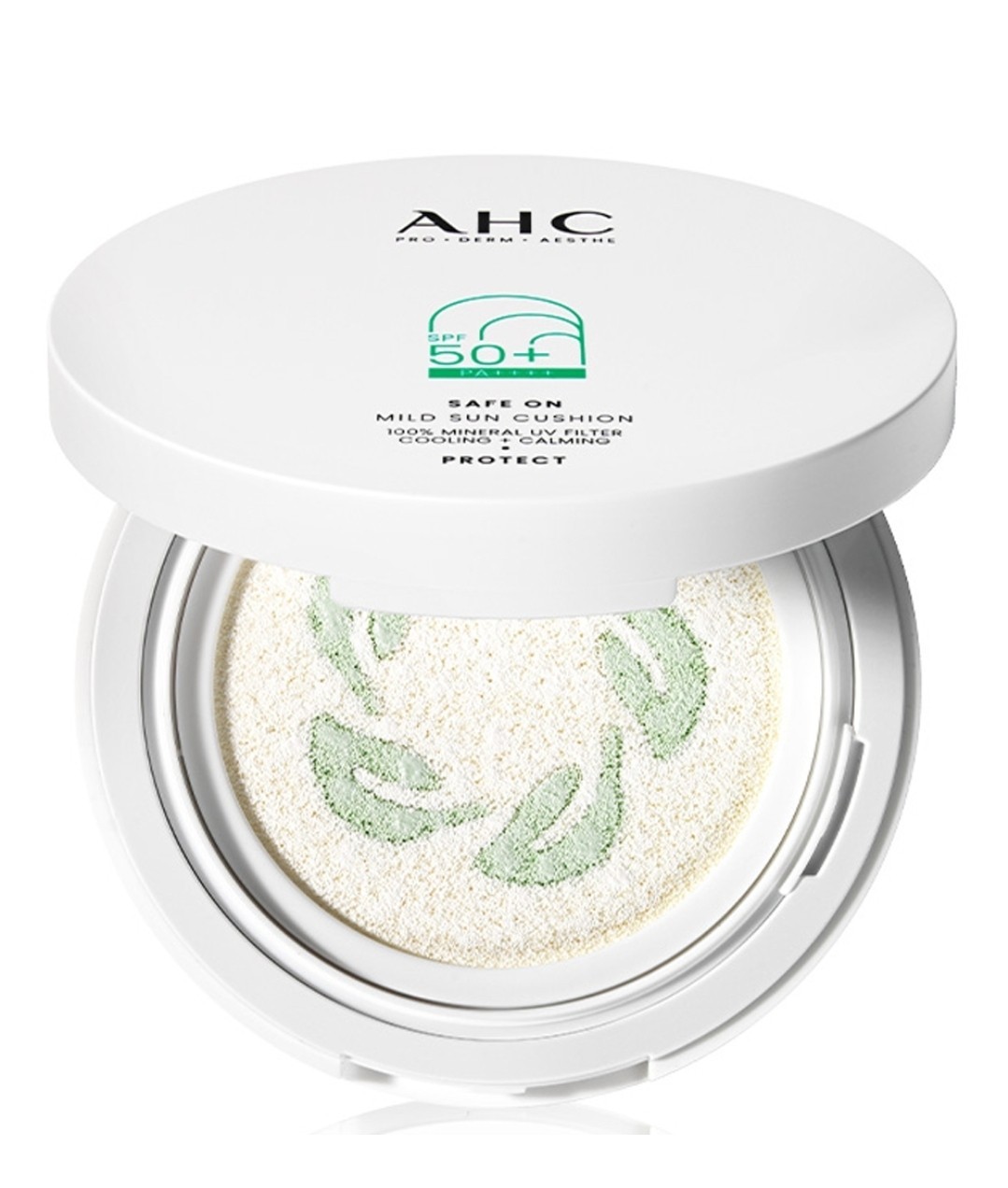 AHC Safe On Mild Sun Cushion 25g SPF50+ PA++++ Sun Block Sunscreen K-Beauty NEW
