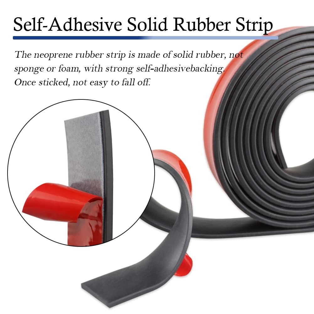 High Quality Neoprene Rubber Rolls – 2″ Wide x 1/8″ Thick