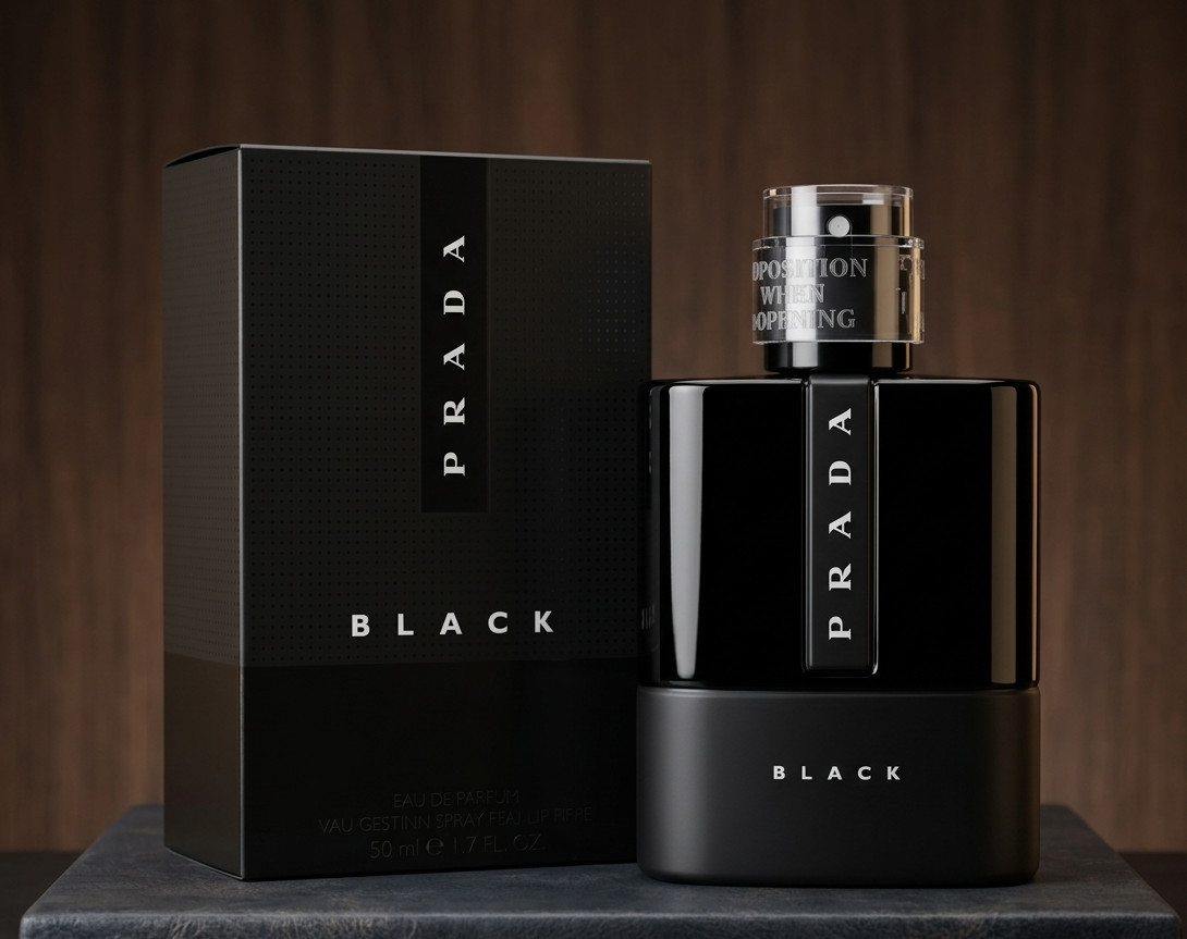 Prada Luna Rossa Black Eau de Parfum for Men 3.4 oz / 100 ml New with box