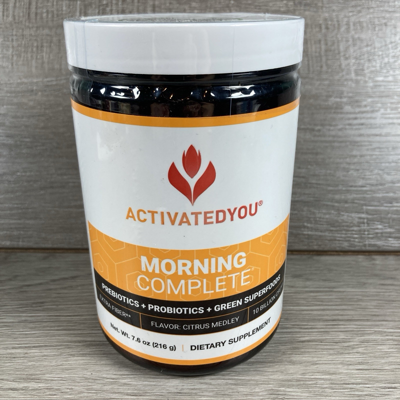 Morning Complete Probiotics + Prebiotics + Green Superfood Flavor Citrus Medley