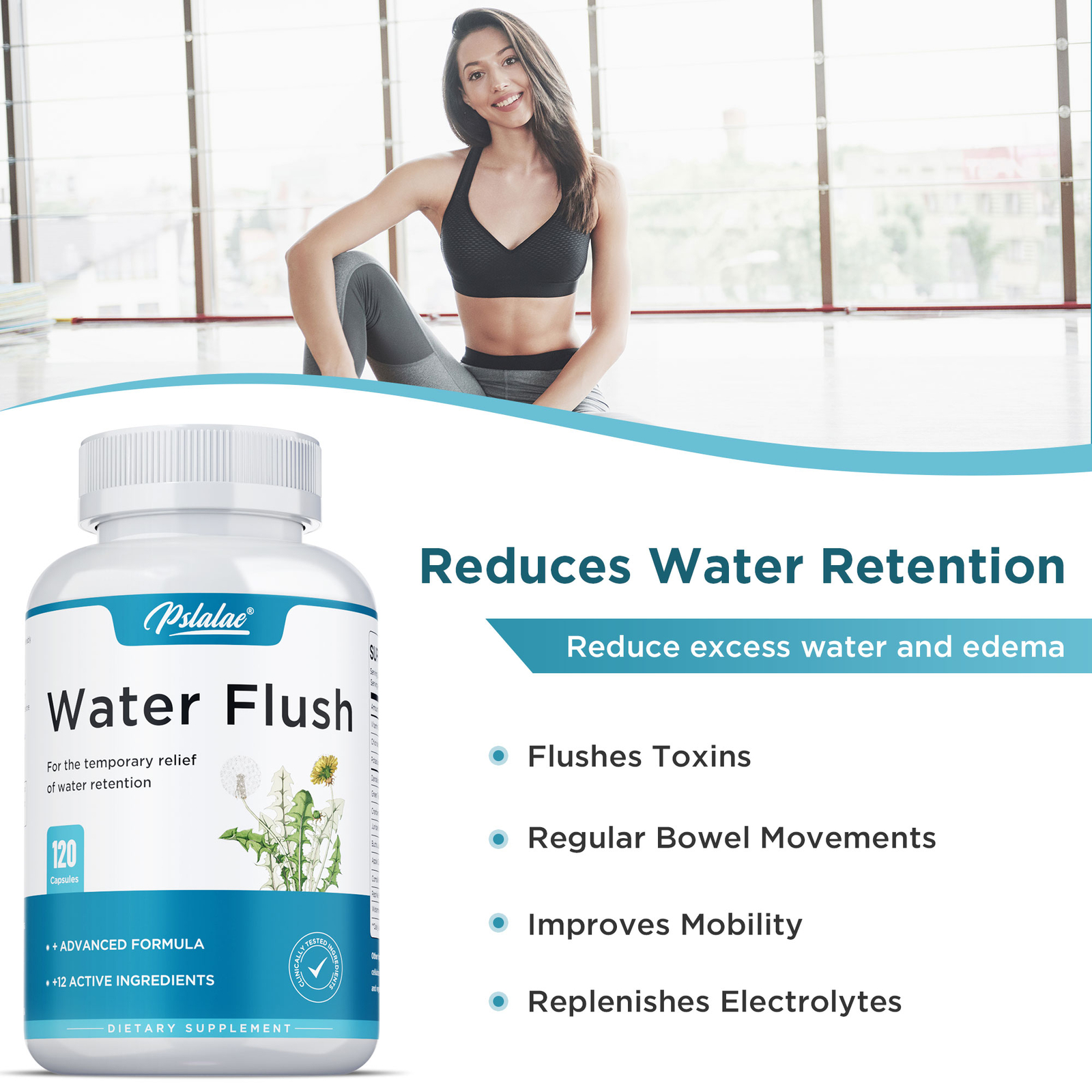 Water Flush – Green Tea, Cranberry – Suppress Appetite,Relieve Bloating,Burn Fat