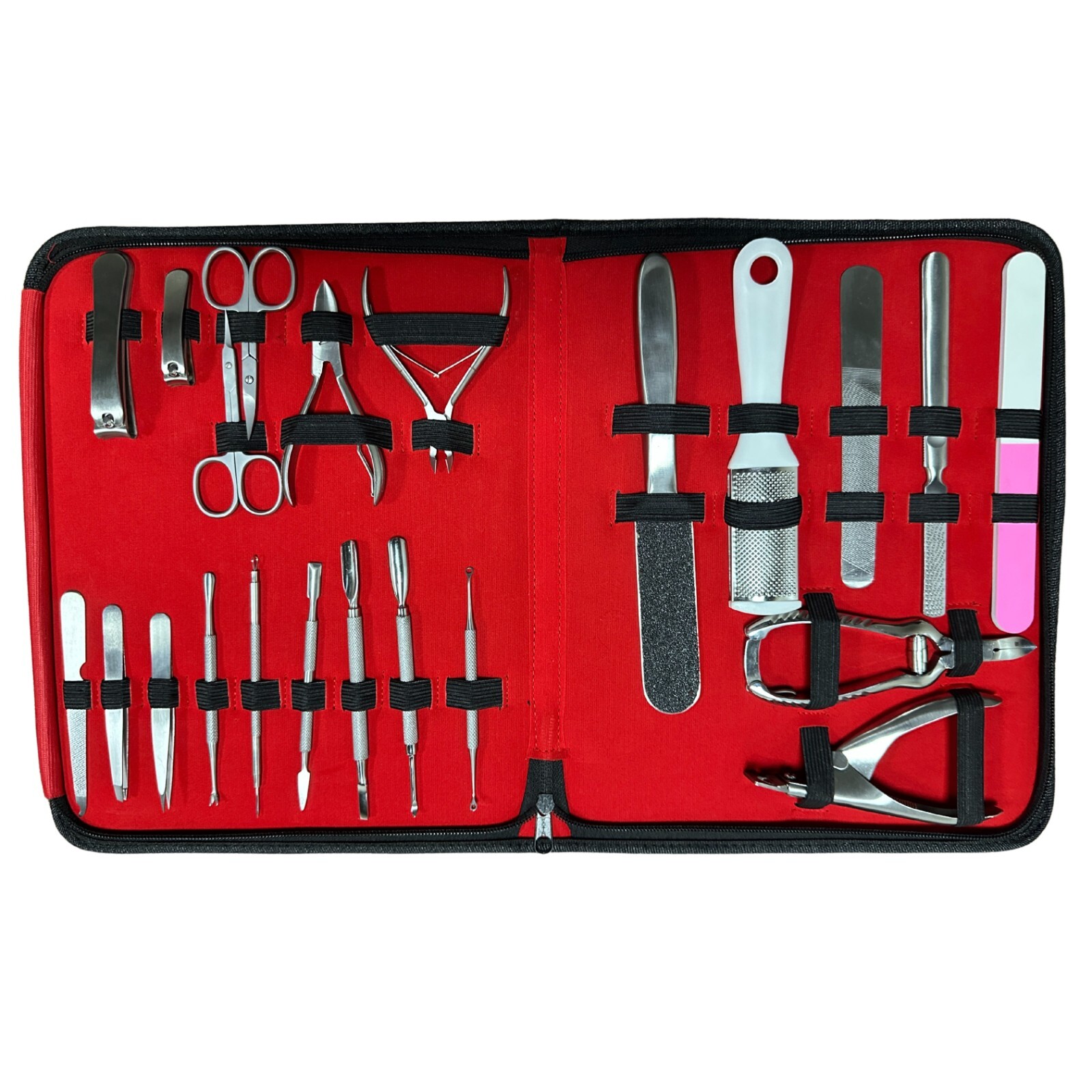 22-Piece Professional Stainless Steel Manicure & Pedicure Kit