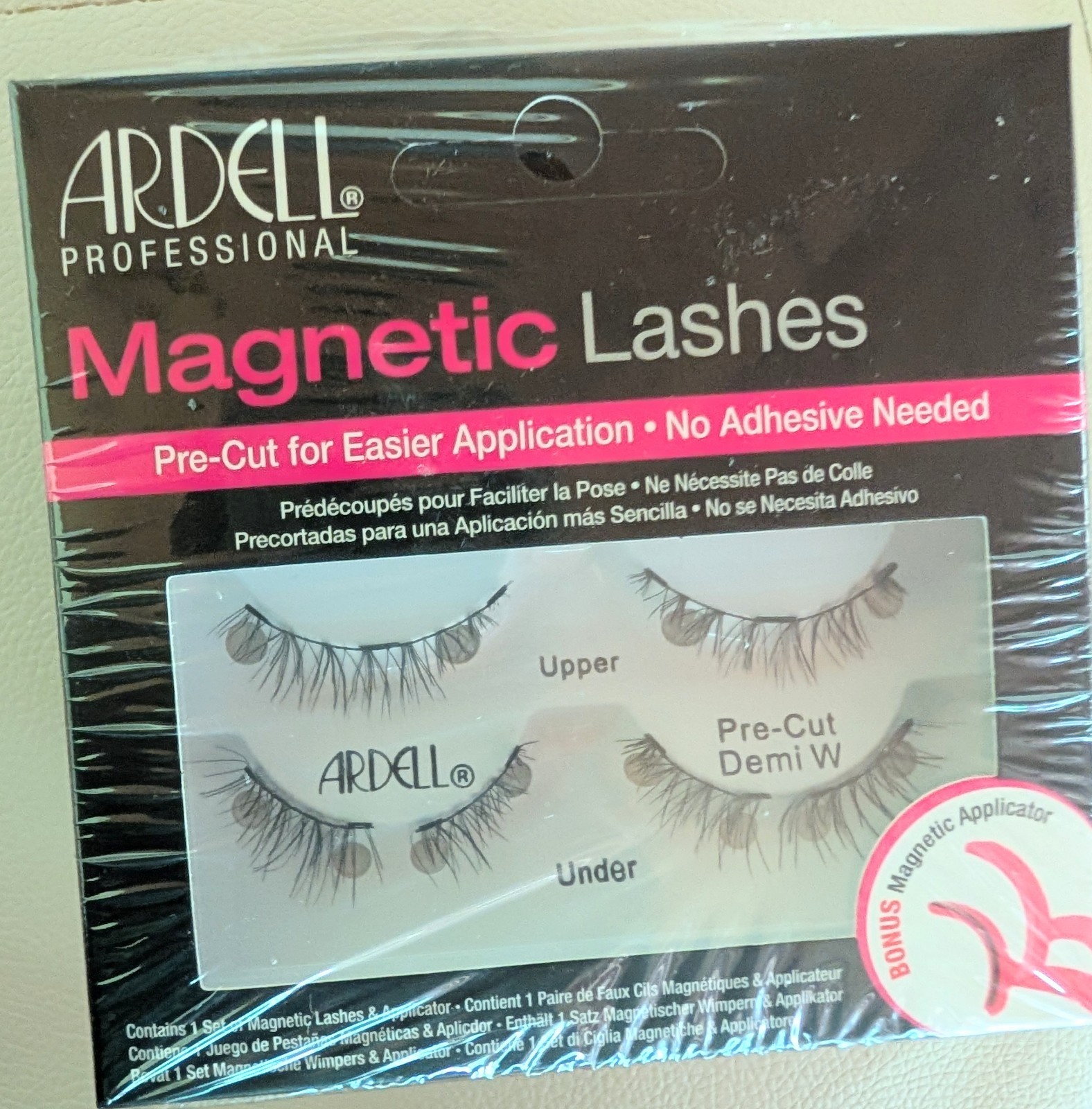 Lot 4 Ardell Professional Magnetic Lashes Reusable Eyelashes – Top and Bottom