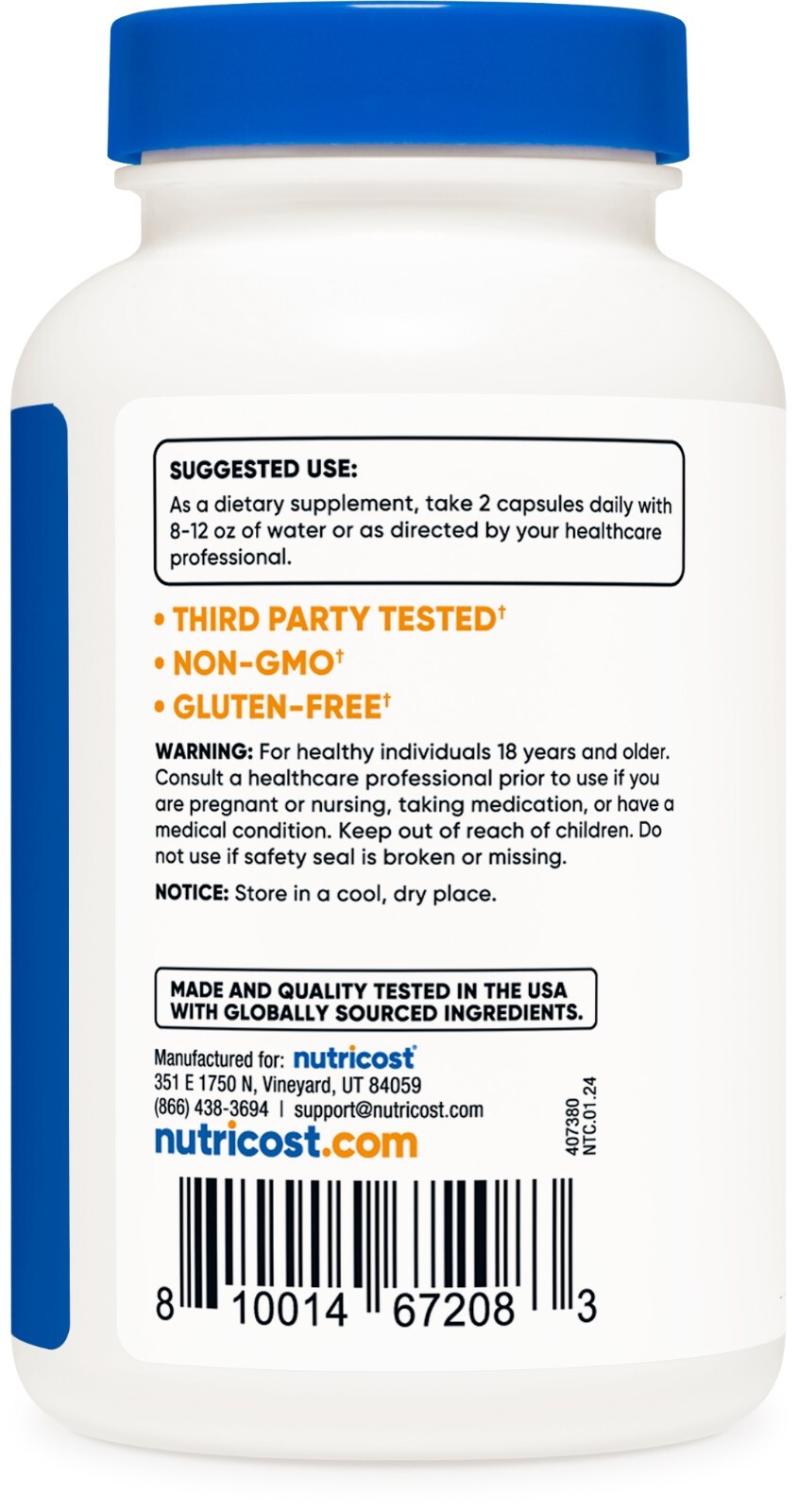 Nutricost Magnesium+ Extra Strength 420mg, 120 Capsules – 60 Servings