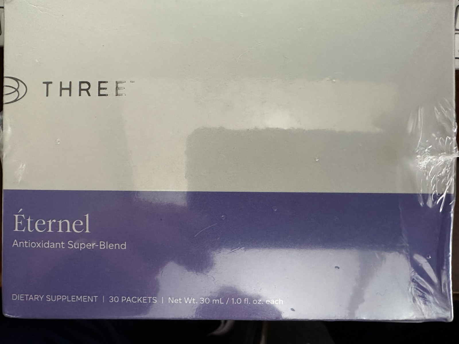 THREE ETERNAL Antioxidant Super-blend 30 Packets NEW SEALED 09/26