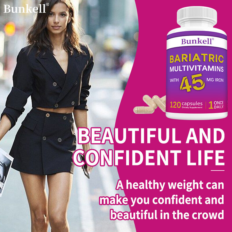 (5 pack）Bariatric Multivitamin | Capsule | 45mg |120 Count