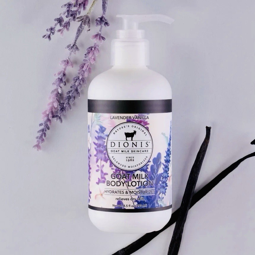 Dionis Goat Milk Body Lotion Lavender Vanilla 8.5 oz