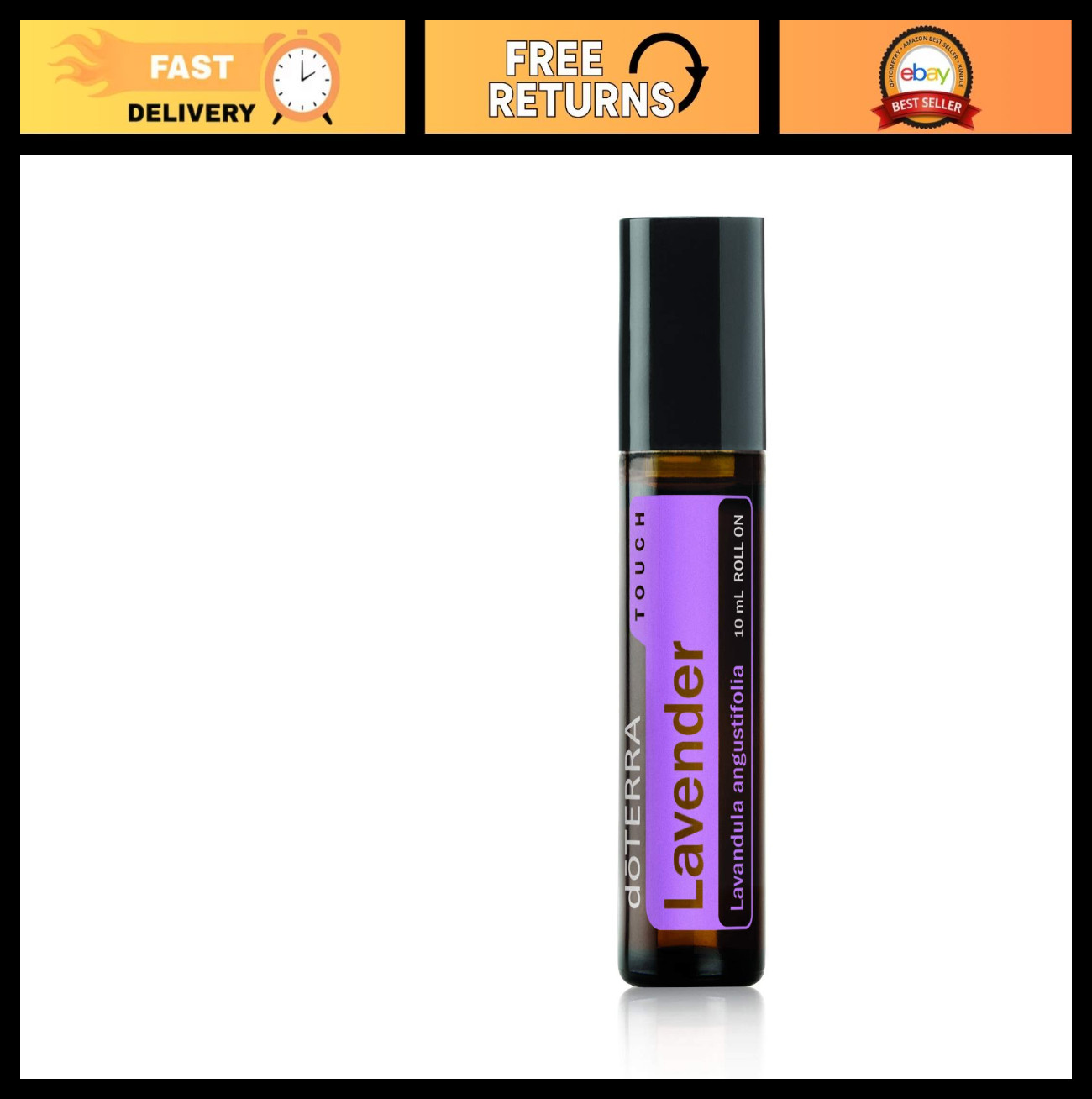 Lavender Essential Oil Roll-On 10 mL – Soothing Aromatherapy, Relaxation & Stres