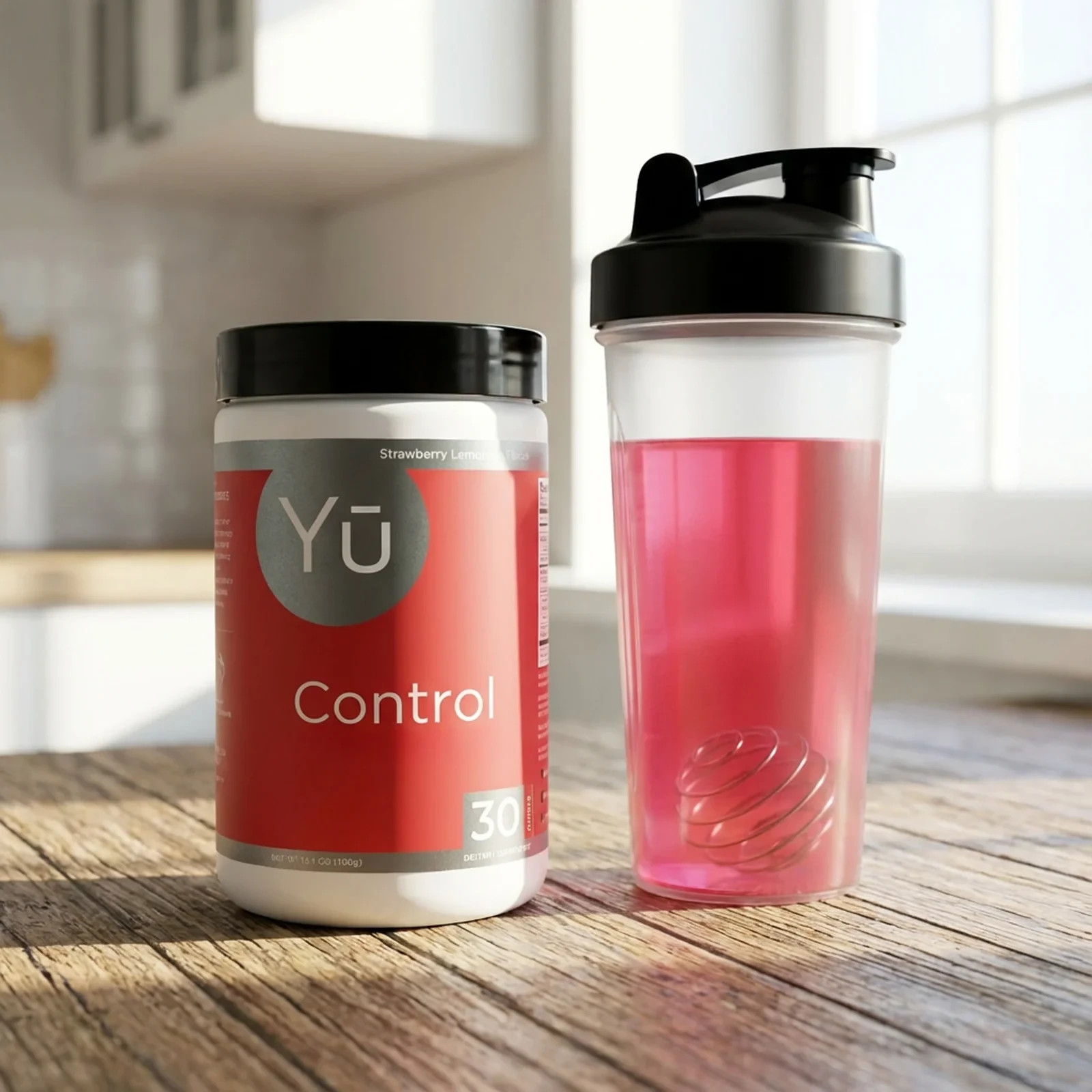Yu Control Appetite Suppressant, 30 Servings, Strawberry Lemonade Flavor