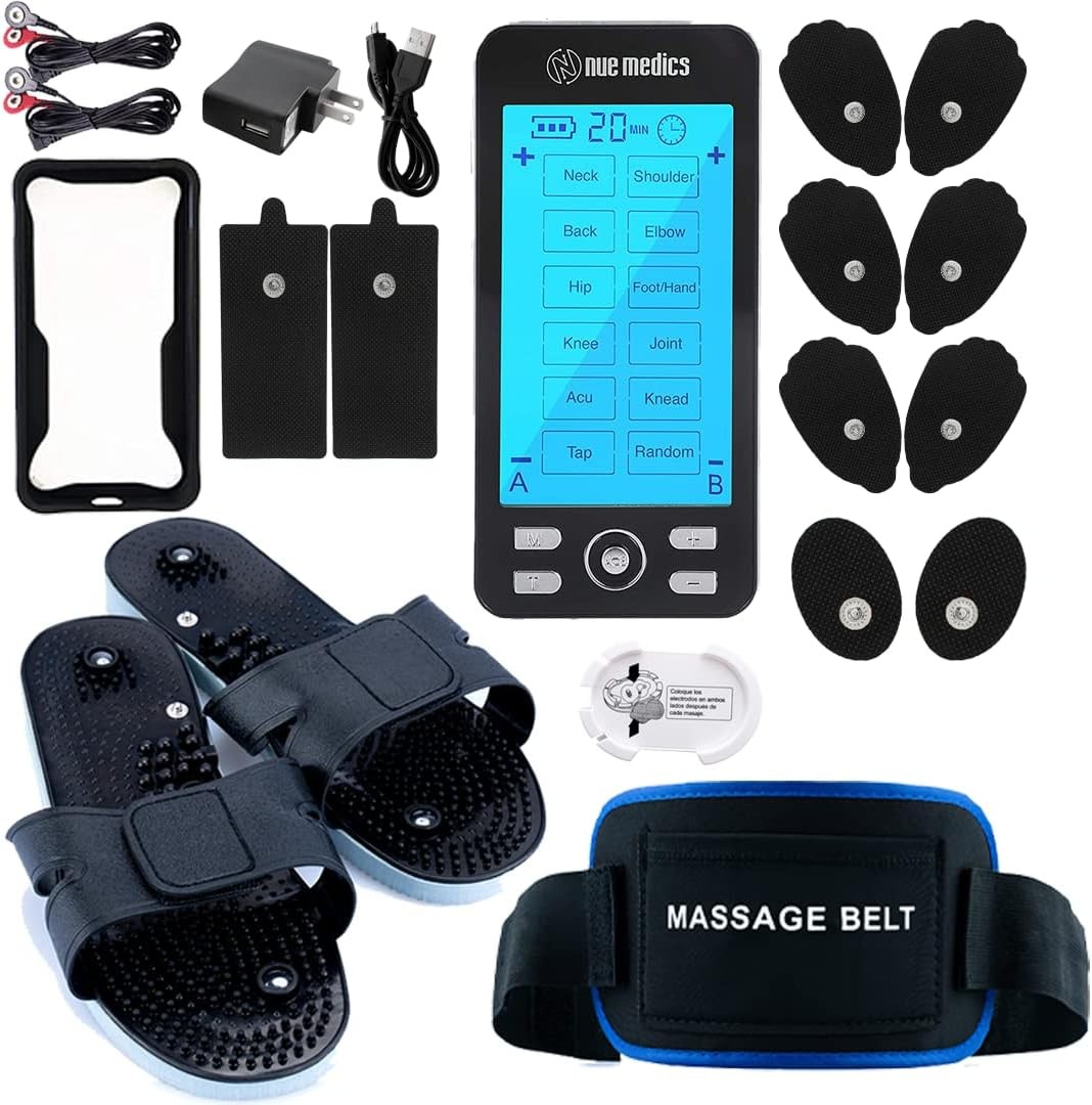 TENS Unit Muscle Stimulator for Pain Relief Muscle Therapy Rechargeable EMS D…