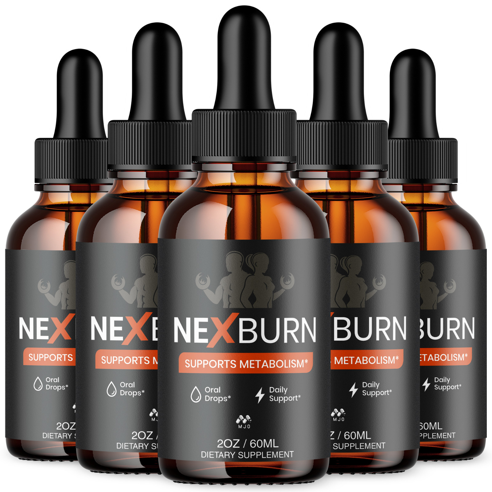 (5 Pack) NexBurn Advanced Formula for Fitness and Energy Nex Burn 150 Servings