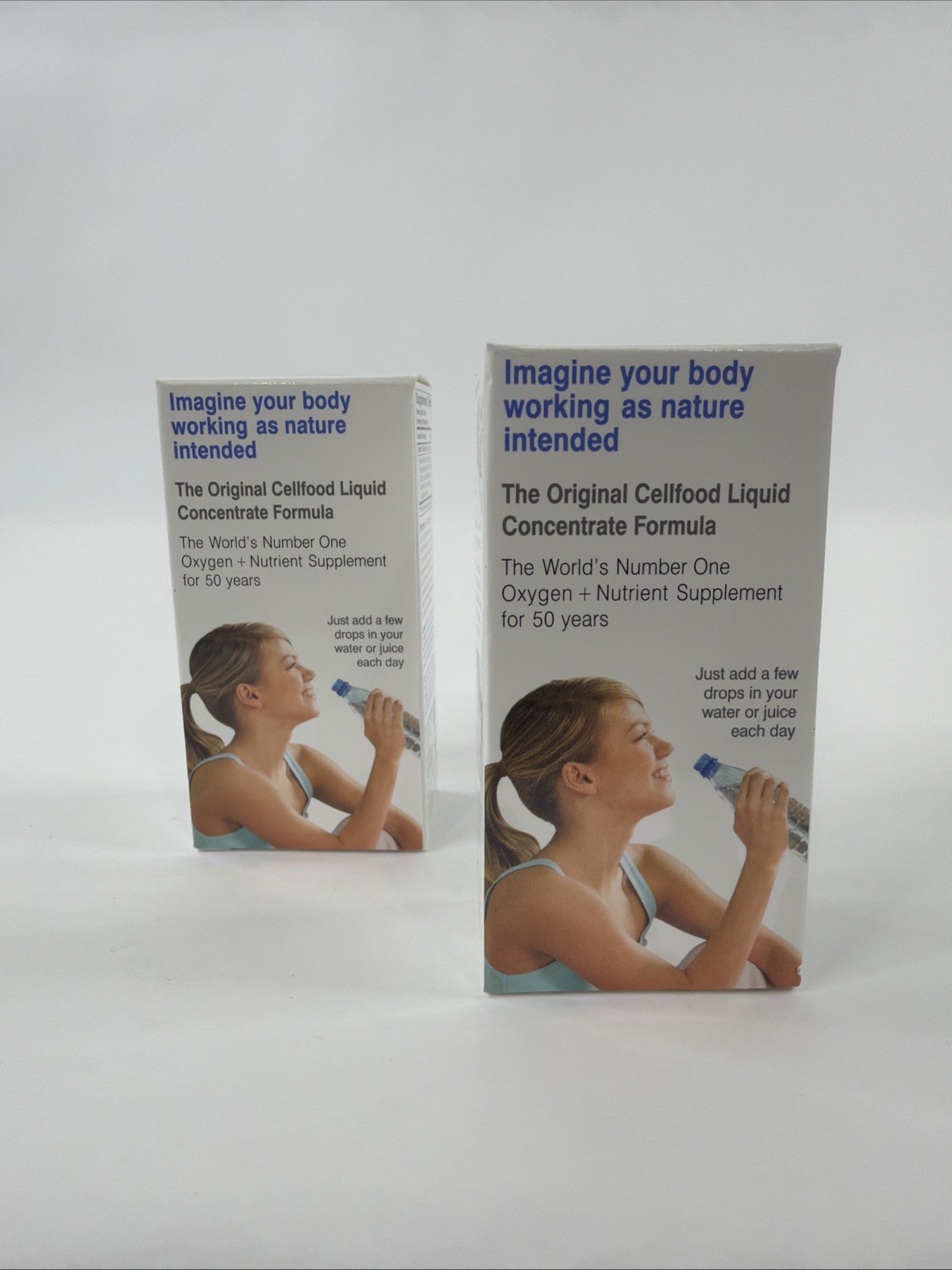 (Lot Of Two)Bottles CELLFOOD ORIGINAL 1 FL Oz OXYGEN ENERGY by Lumina Health