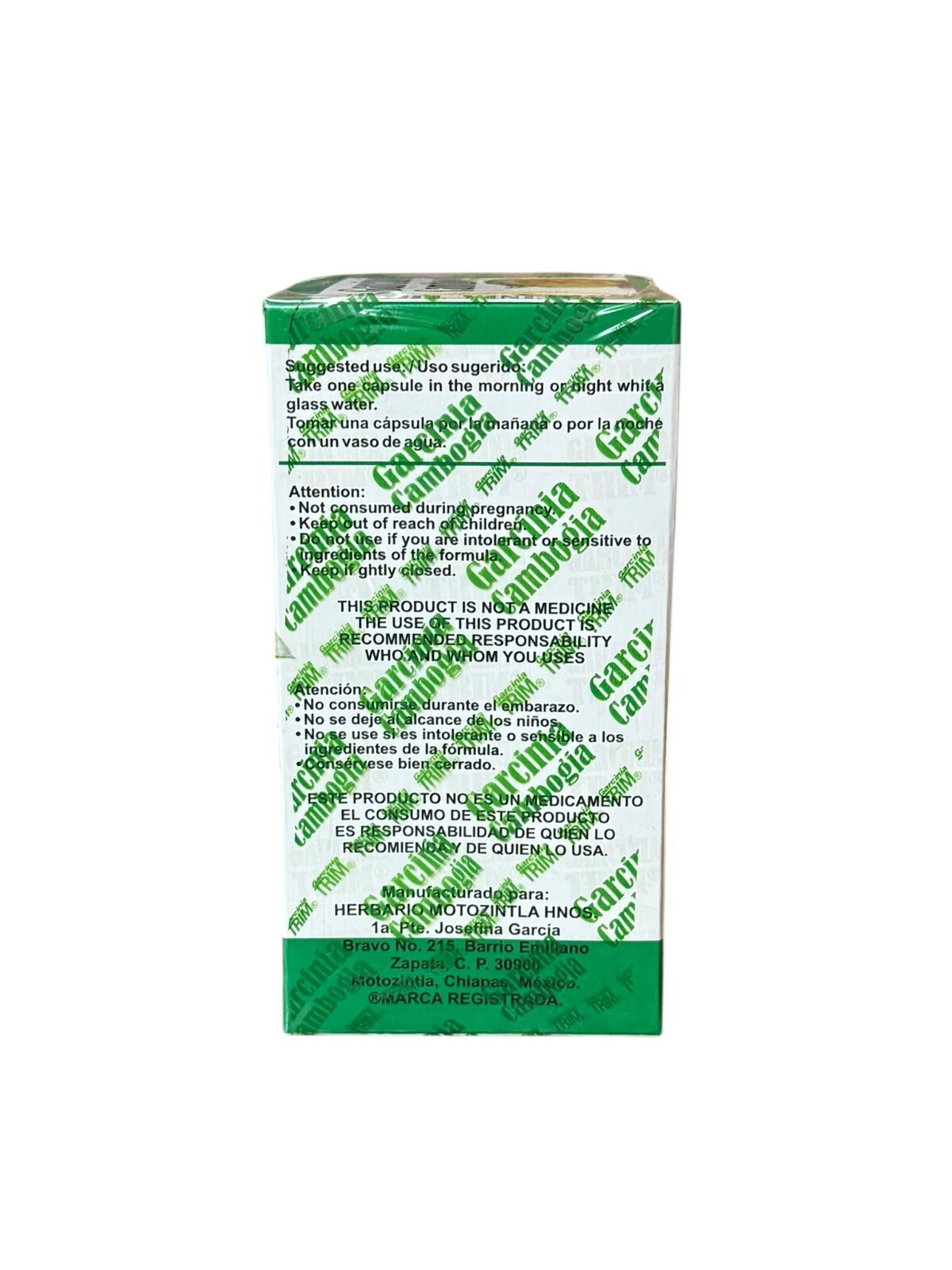 2 PACK!! Garcinia Cambogia Trim 60 Capsules 500 mg ea Dietary Supplement
