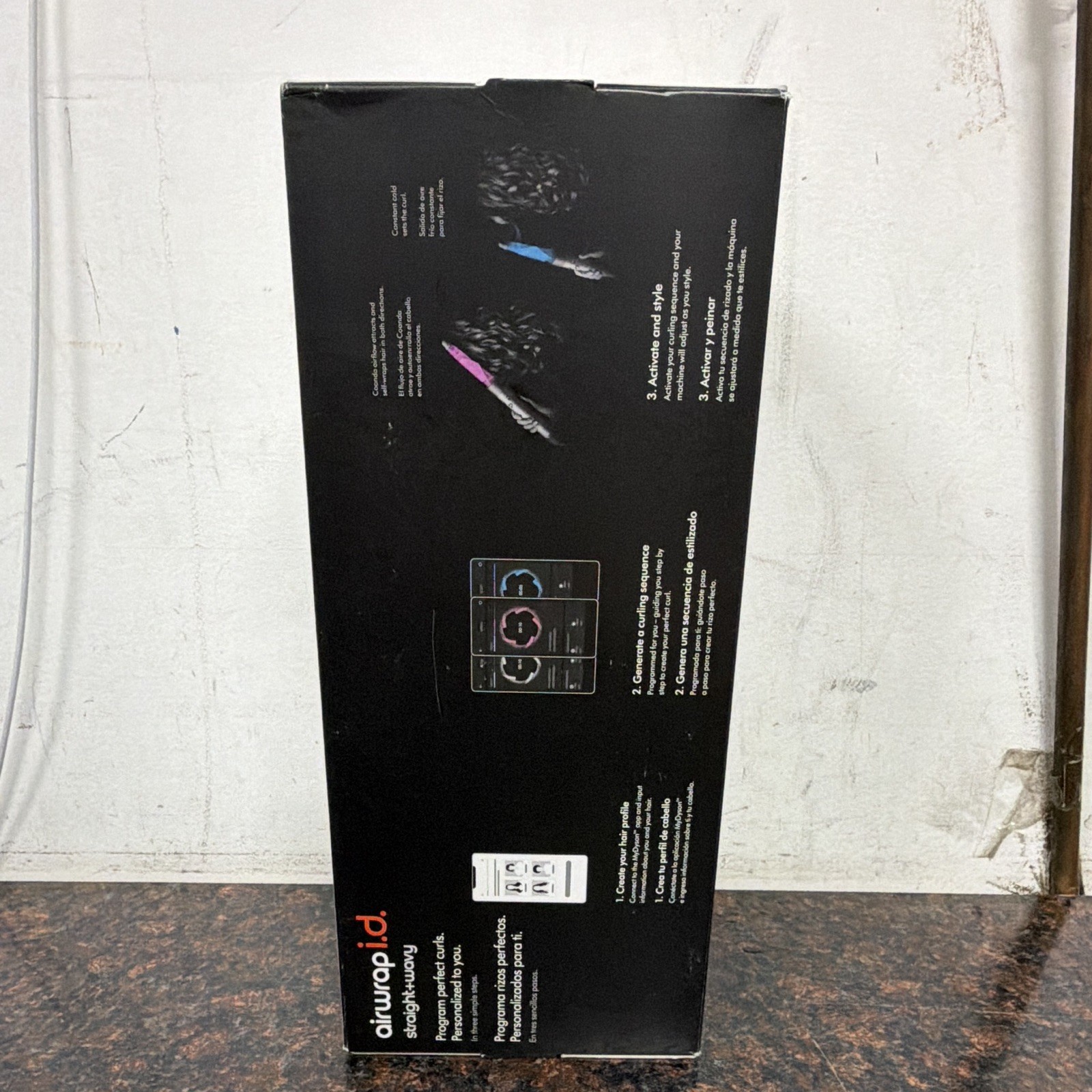 Dyson Airwrap i.d. Bluetooth Set Straight/Wavy w/ Fast Dryer & Long Barrels