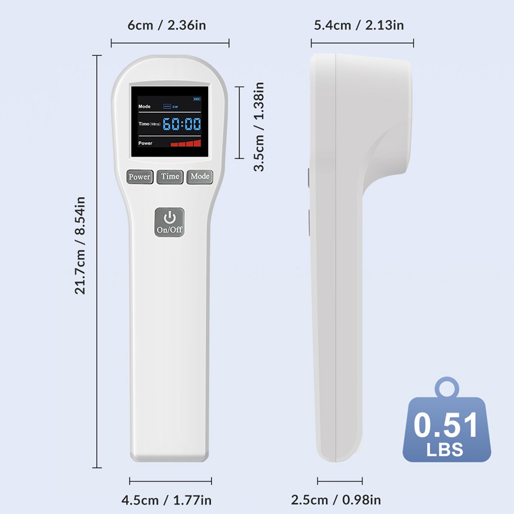 880mW Portable Laser Therapy Device for Sports Injury Muscle Aches Pain Relief