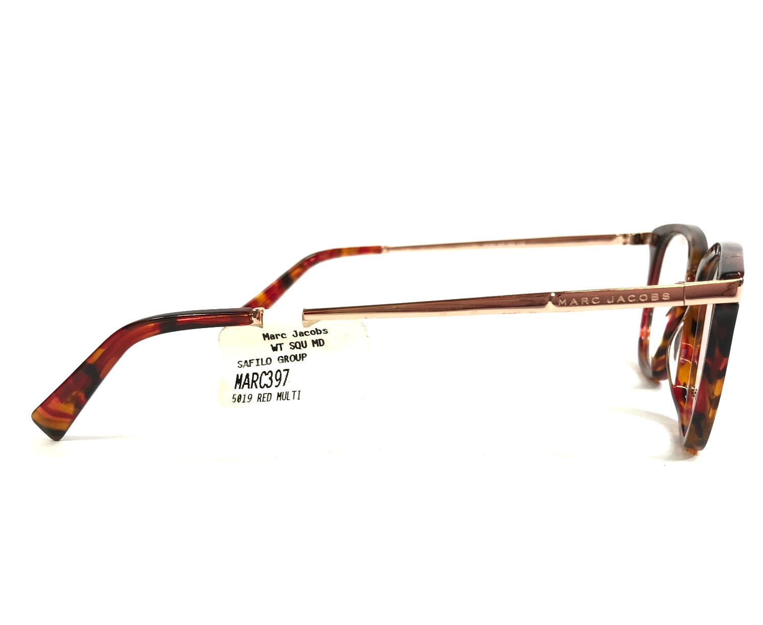 Marc Jacobs Eyeglasses Frames 397 O63 Red Havana Multicolor Cat Eye 50-19-145