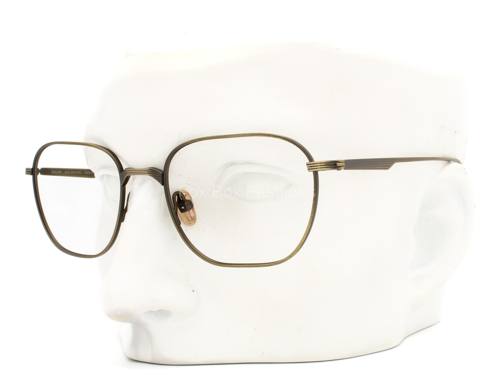 Maui Jim MJO 2418-16C Eyeglasses Glasses Antique Gold Titanium 49.5-21-146
