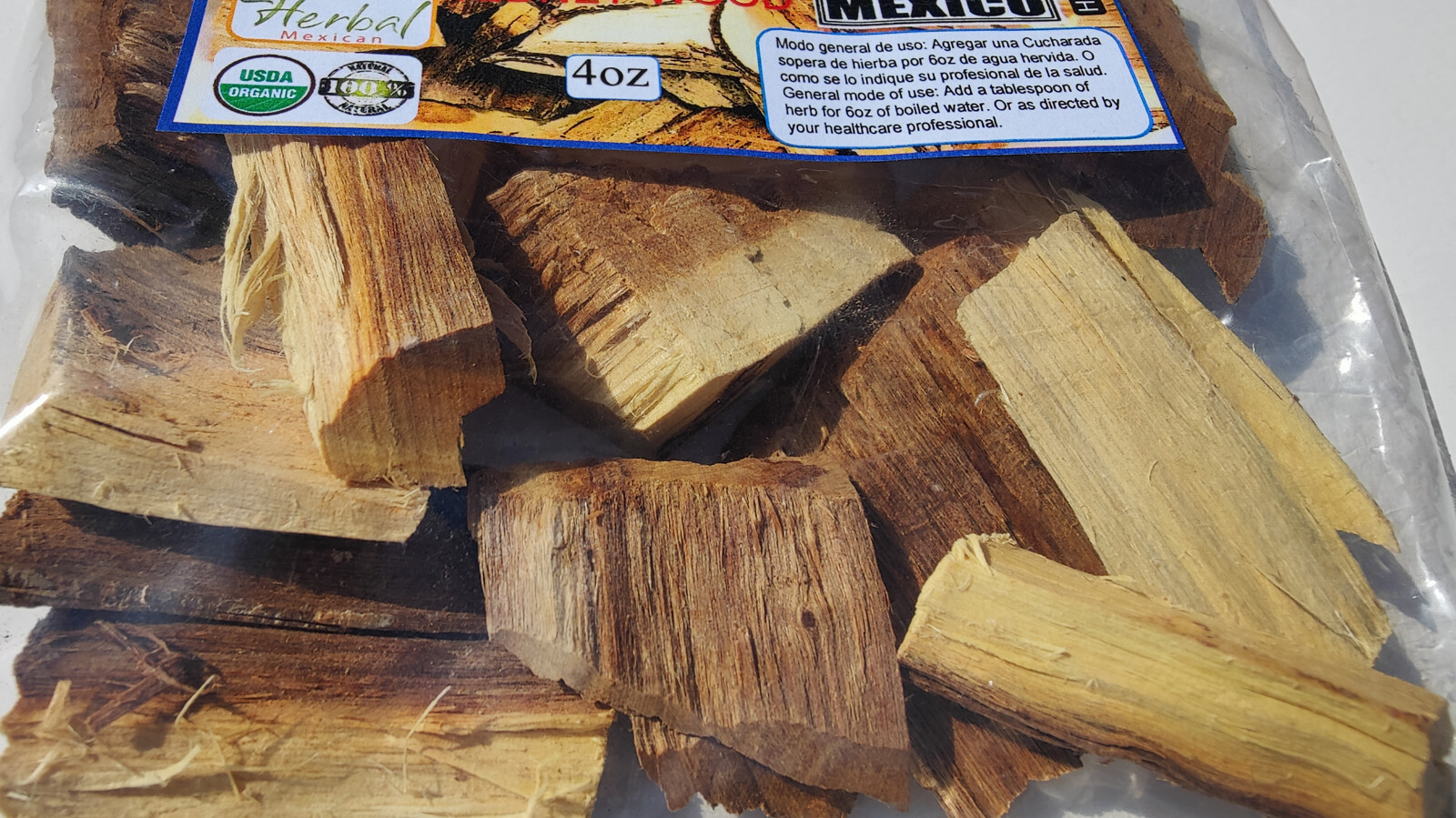 Palo Dulce Te o Blue stick o Palo azul o kidneywood Tea Natural Detox 4oz !!!!