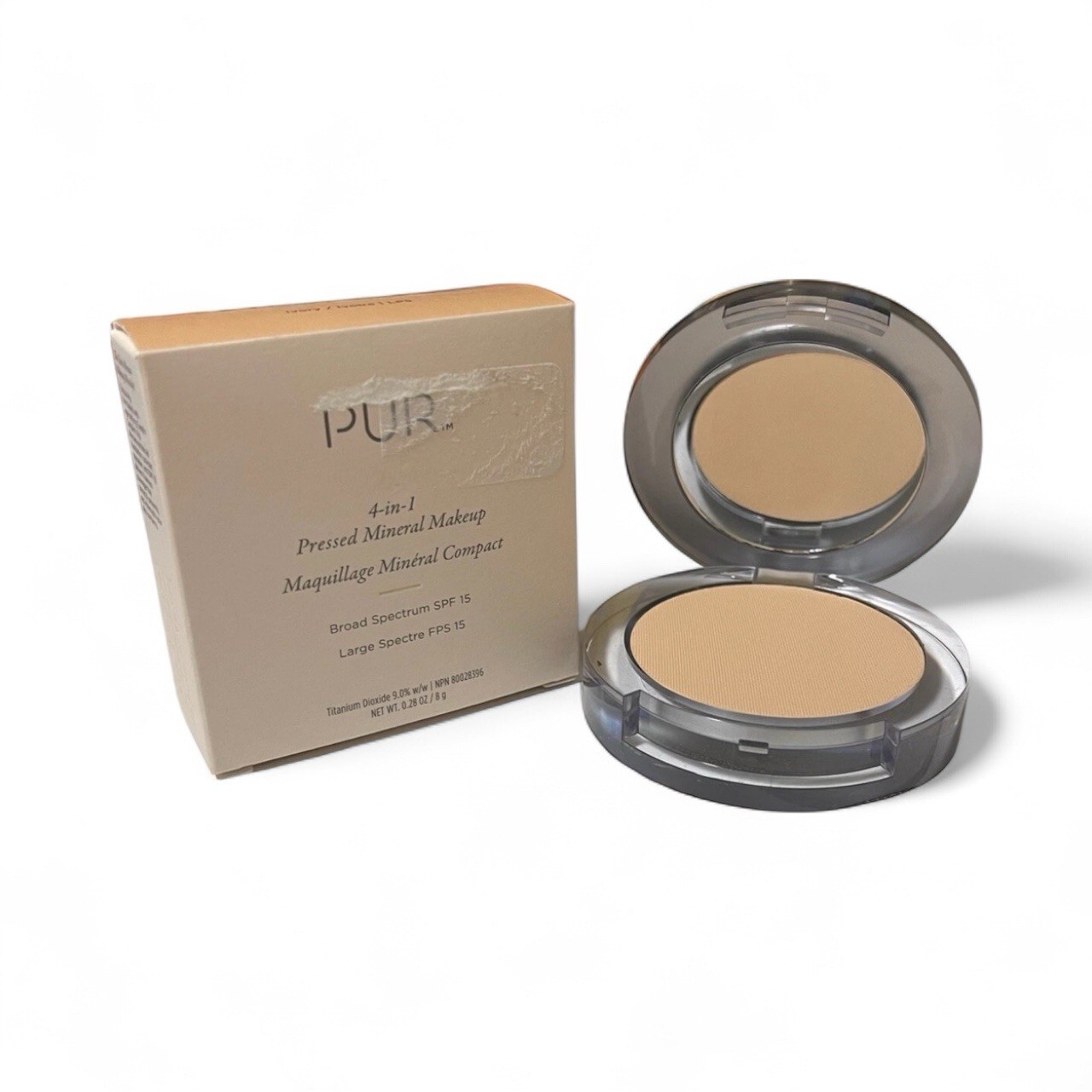 PUR 4-in-1 Pressed Mineral Makeup SPF 15 – Ivory / LP5 – 0.28oz – Exp 02/2026