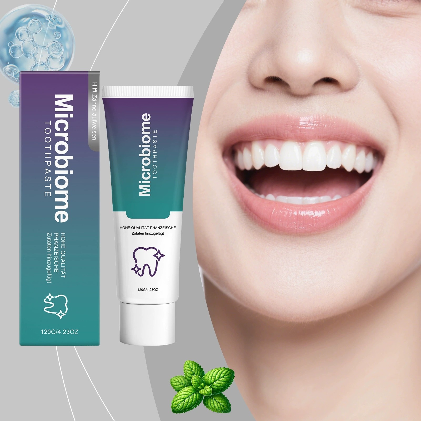Microbiome Mint Flavor Gum Toothpaste Cleaning Toothpaste Sensitive Teeth 120g