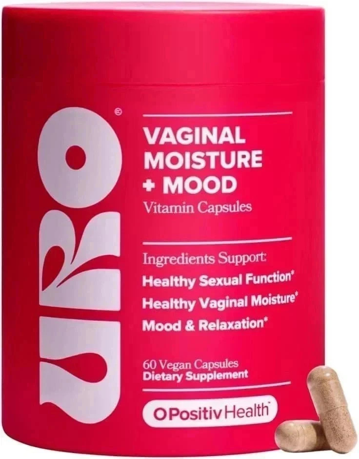 60-Serving URO Vaginal Moisture & Mood Capsules – Clinically-Backed Formula