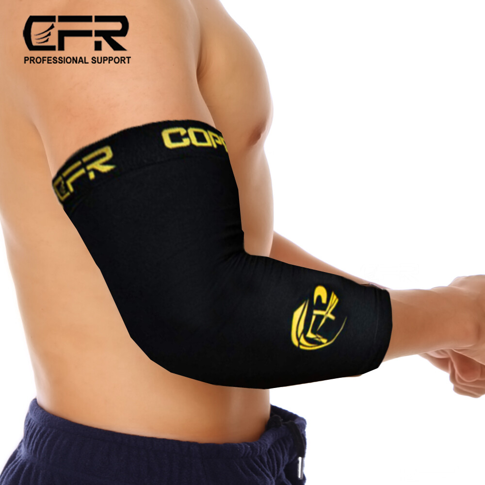Copper Elbow Brace Compression Support Sleeve Arthritis Tendonitis Joint Pain HG