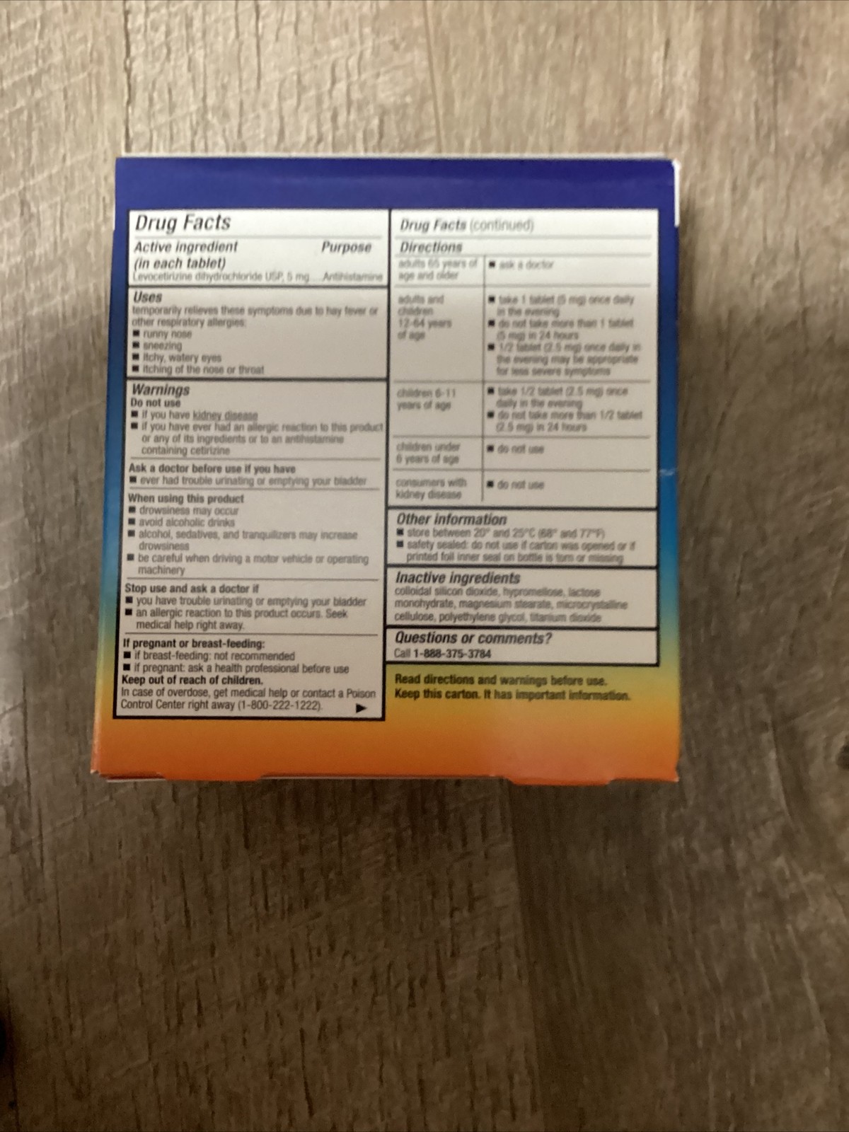 (CVS Health Allergy Relief Original Prescription Strength 5mg Exp 01/2027