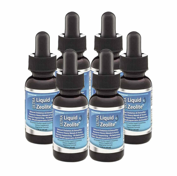 QTY 6 LIQUID ZEOLITE HEAVY METAL DETOX Works fast . bye bye m*rcury exp(2026)