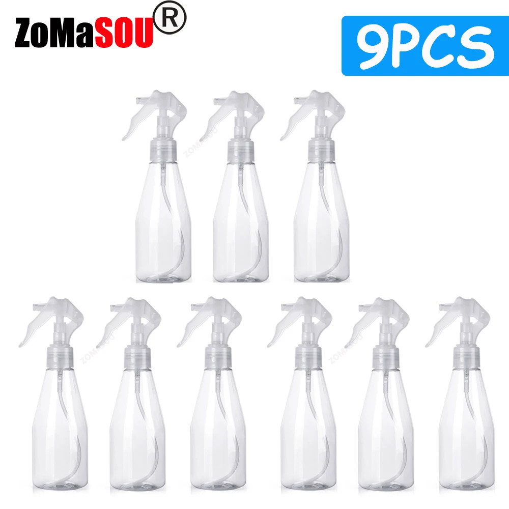 200Ml 1-9Pcs Top Hand Trigger Spray Bottle Plastic Cleaning Water Sprayer Perfum