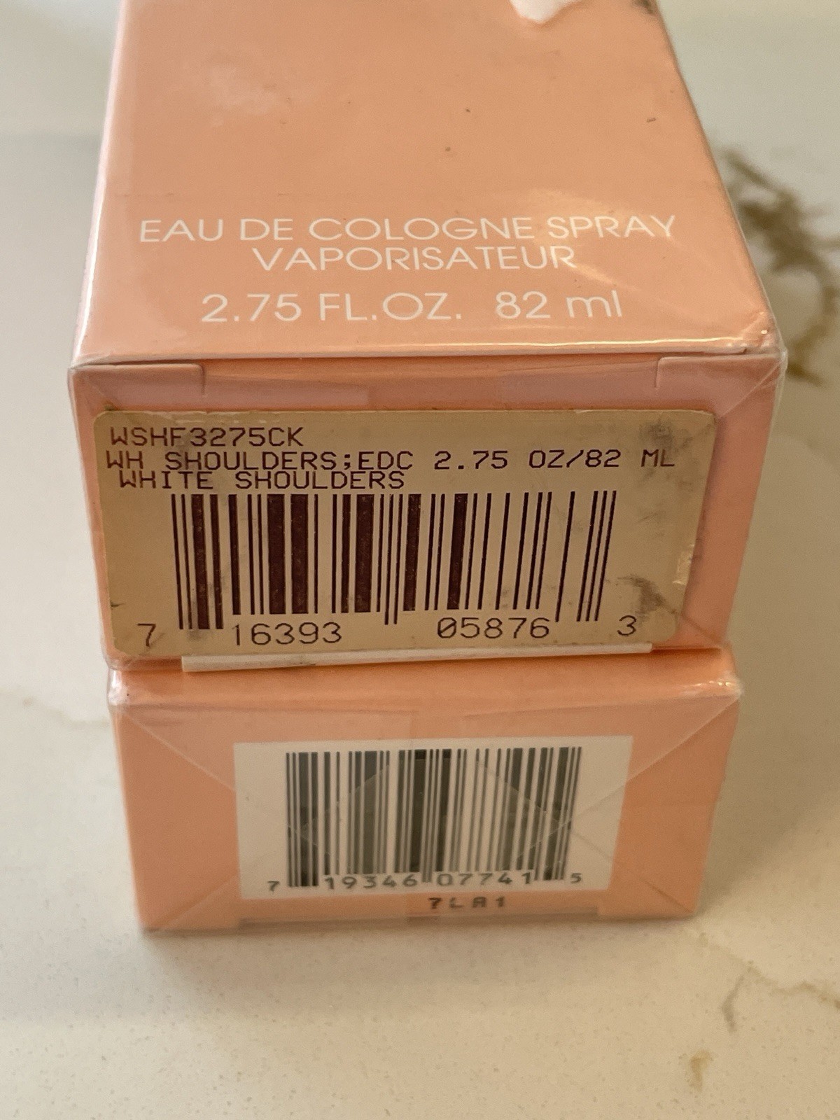 2 Pack White Shoulders EA Eau de Cologne Spray Perfume 2.75 fl oz/82 ml New Box
