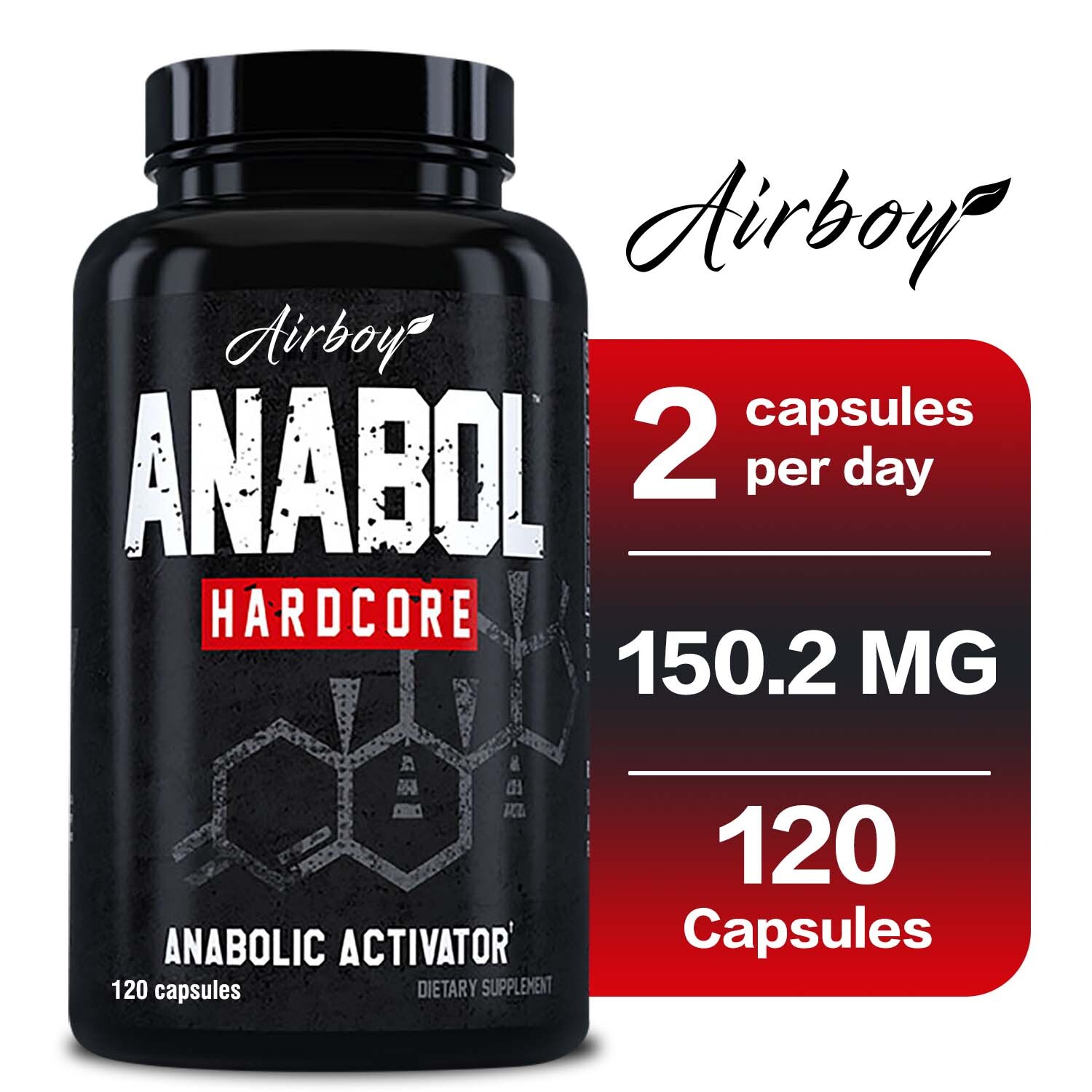 120pcs Anabolic Activator- Muscle Builder,Testosterone Booster, Energy Endurance