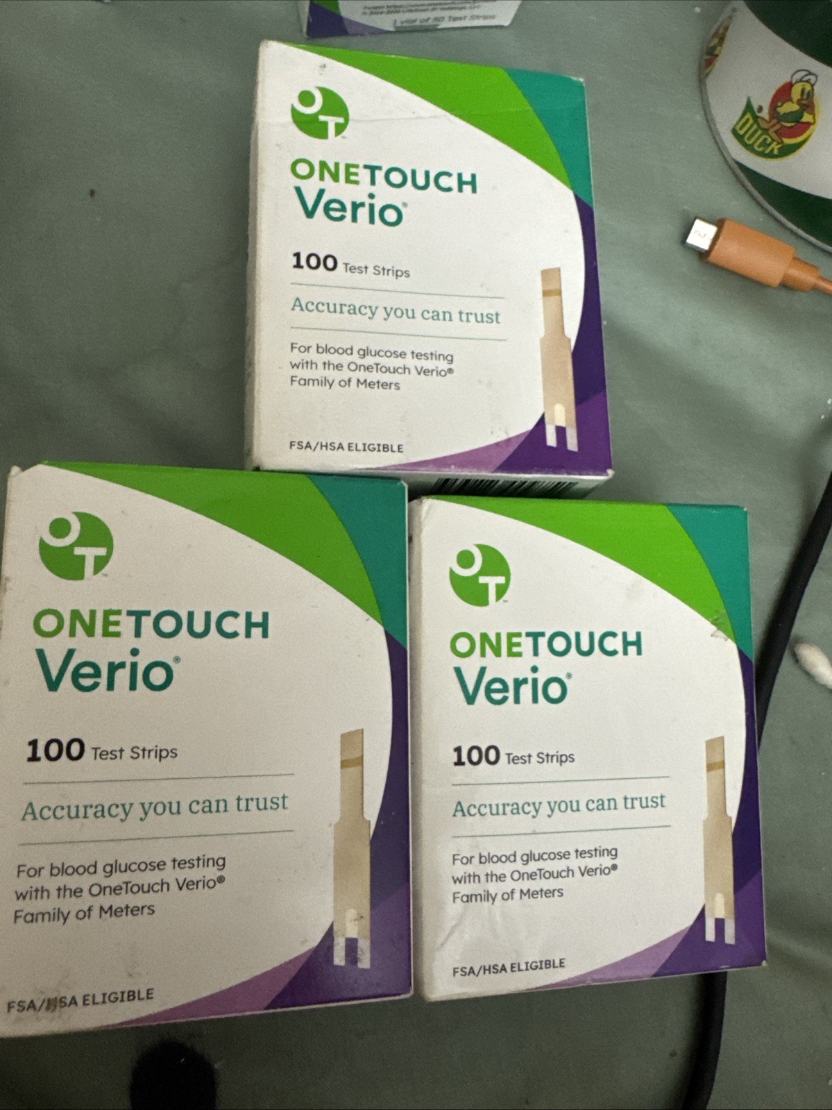300 One Touch VERIO TEST STRIPS Exp Date 09/31/2026 Sealed Good USA 3Boxes