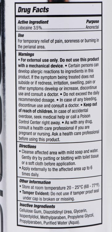Anal Desensitizing Lubricant Maximum Strength 8.25 oz. 244ml. Passion Lube
