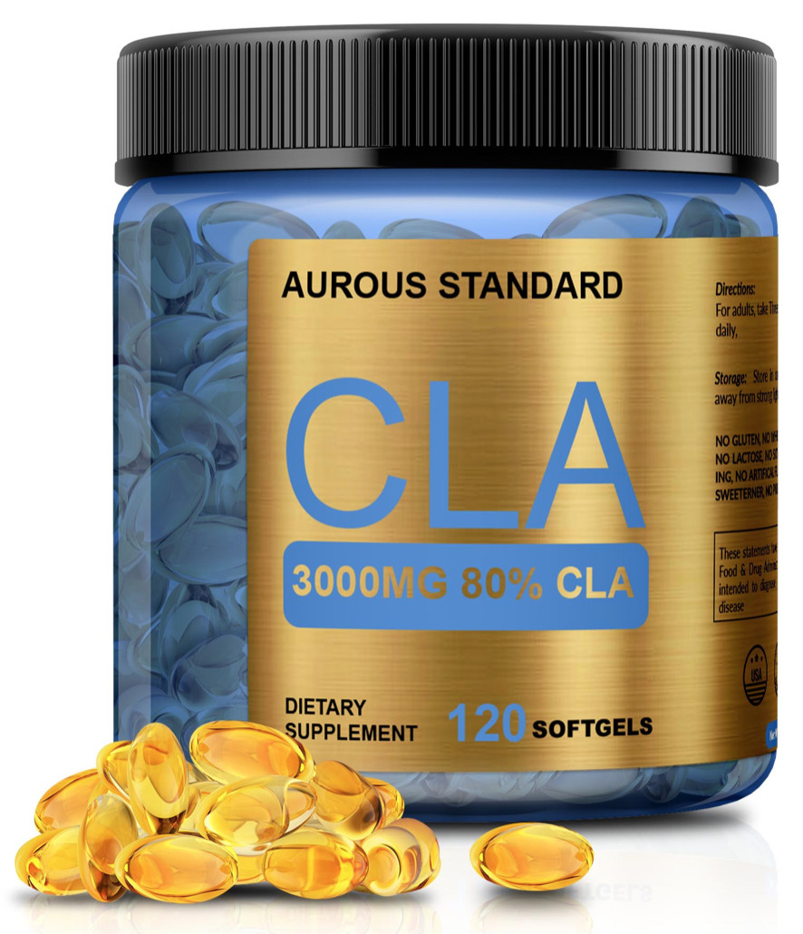 CLA 3000 Conjugated Linoleic Acid CLA 120 Softgels Weight Loss Non-Stimulating