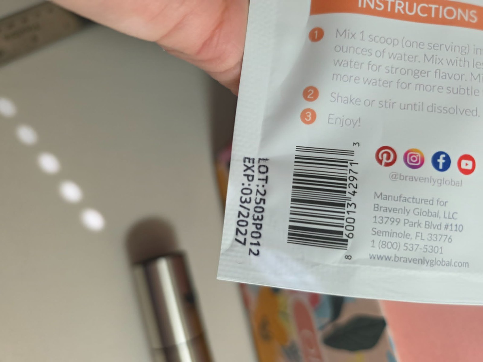 Bravenly Peach Dream Bundle (Peach Rush, Vanilla Fit Fuel, Frother & Gift Box