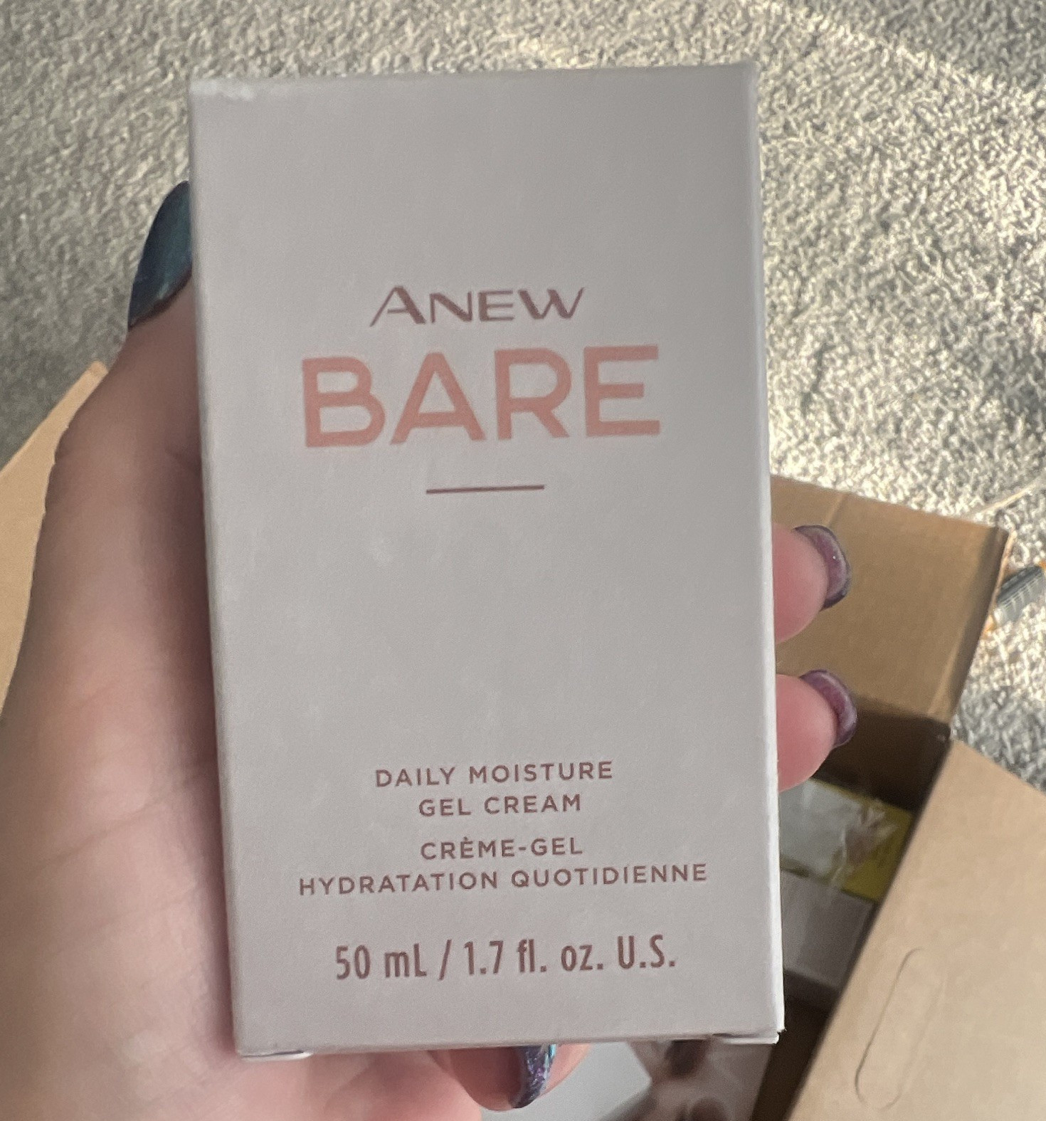 Avon ANEW Bare Hydrating Daily Moisture Gel Cream Niacinamide 1.7 fl oz