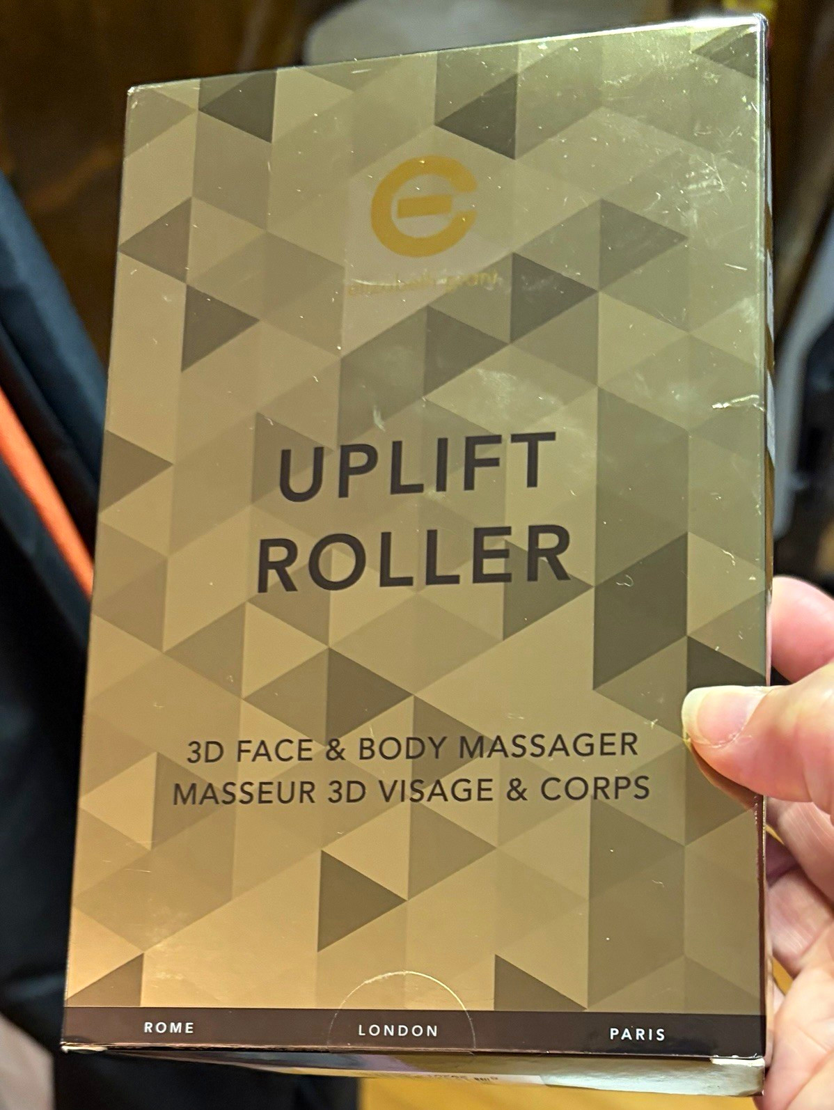 Uplift Uplift Roller 3D Rolling Face & Body Massager, Handheld Manual Gold