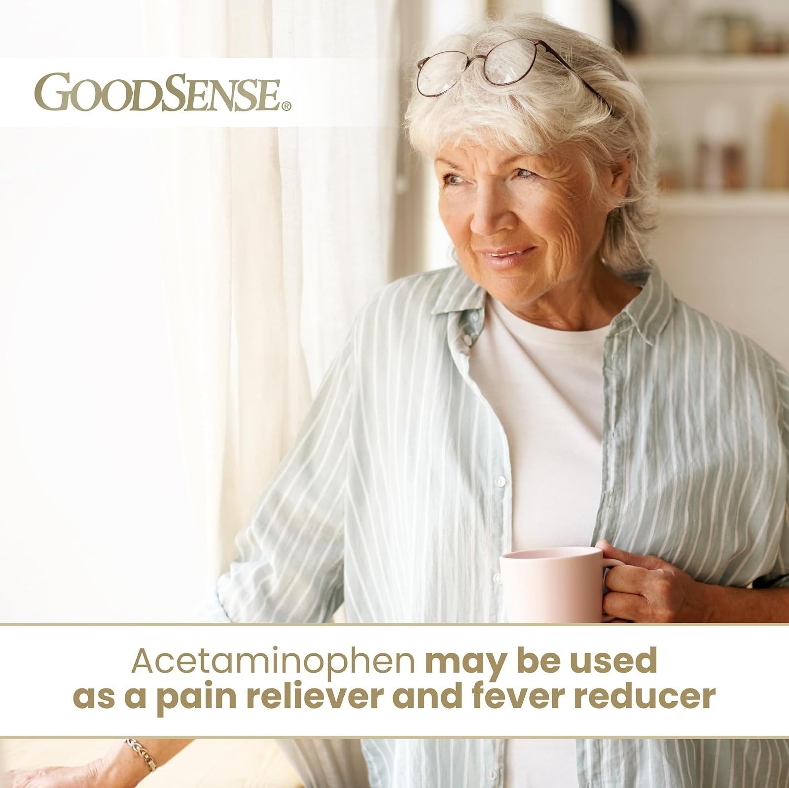 GoodSense Extra Strength Pain Relief 500 mg Acetaminophen Caplets 500 Count