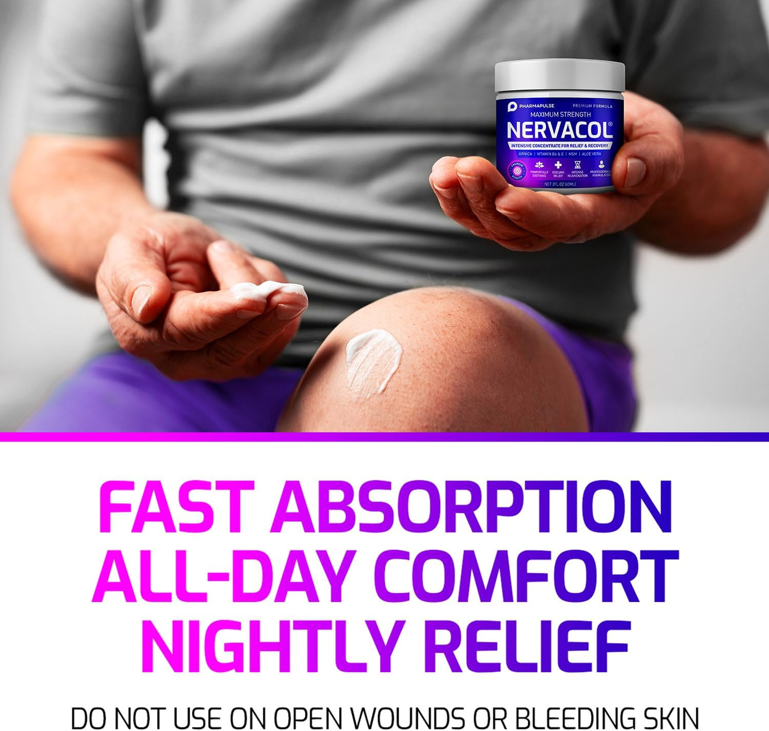 Neuropathy Cream – Maximum Strength for Feet, Hands, Legs, Toes, Lower Back – Al